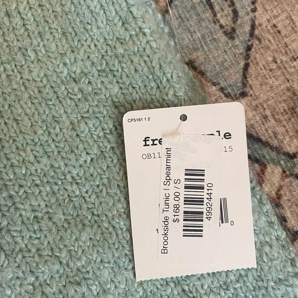 New With Tags Free People Brookside Tunic Sweater - Picture 8 of 9